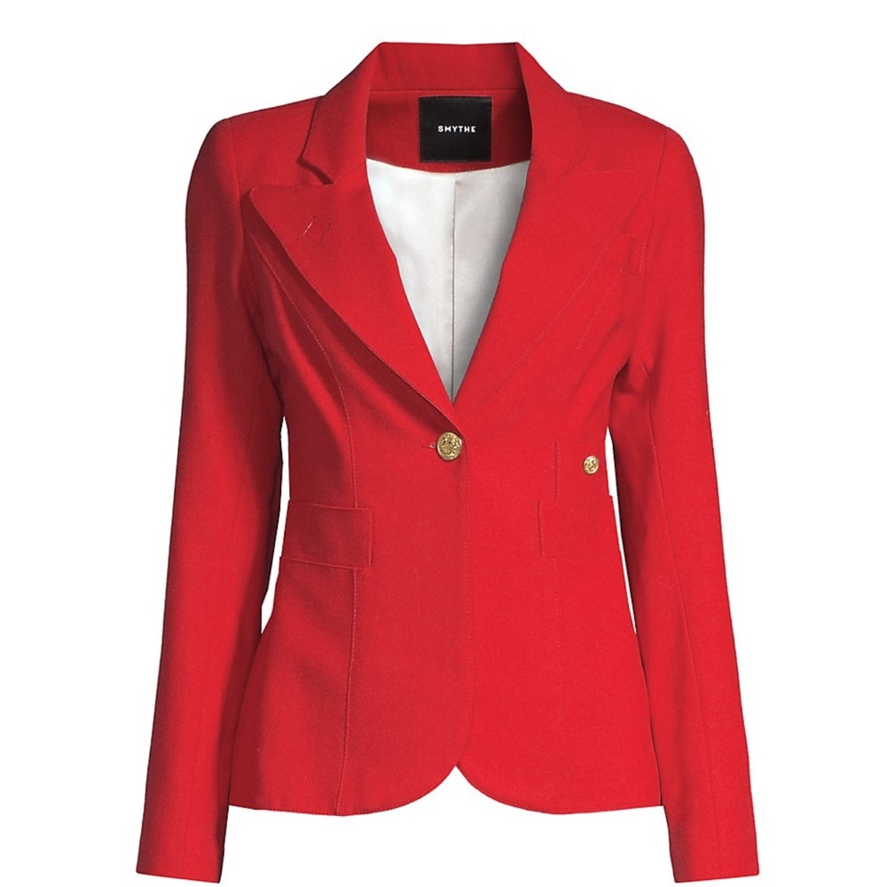 Smyth Red Duchess Blazer Size 10